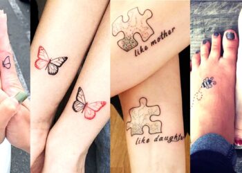 Daughter and mom tattoos
