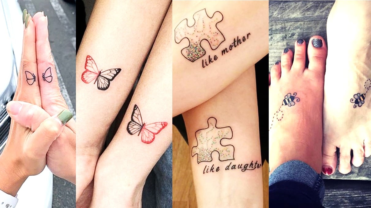 88 Mother Daughter Tattoos  Family Tattoo Ideas