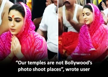 Sara Ali Khan Criticized For Temple Visit