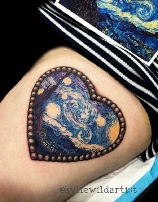 starry heart tattoo-16