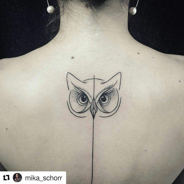 Back owl faced tattoo-06