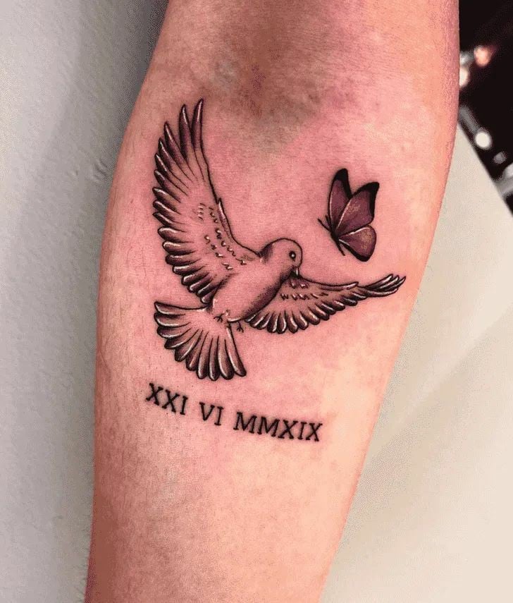 Dove with butterfly tattoo-03