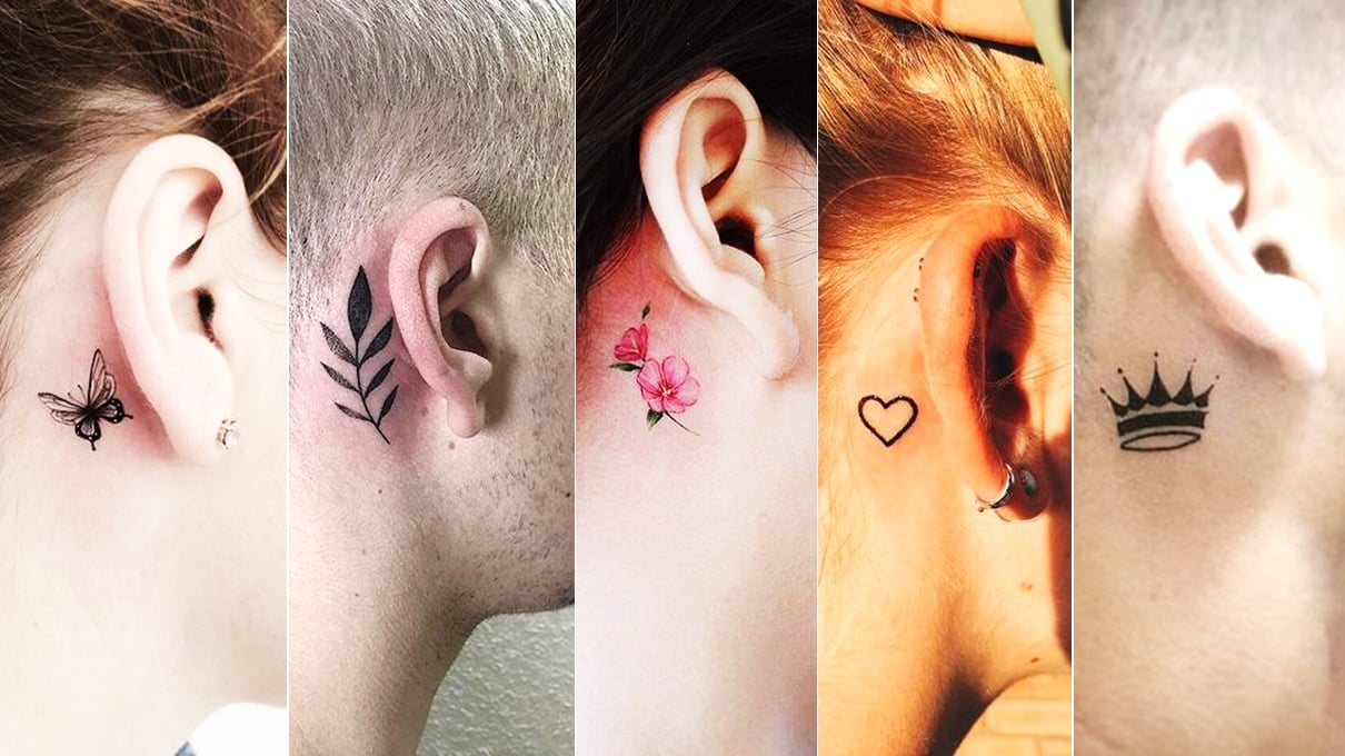 41 Cool Behind the Ear Tattoos for Women  StayGlam