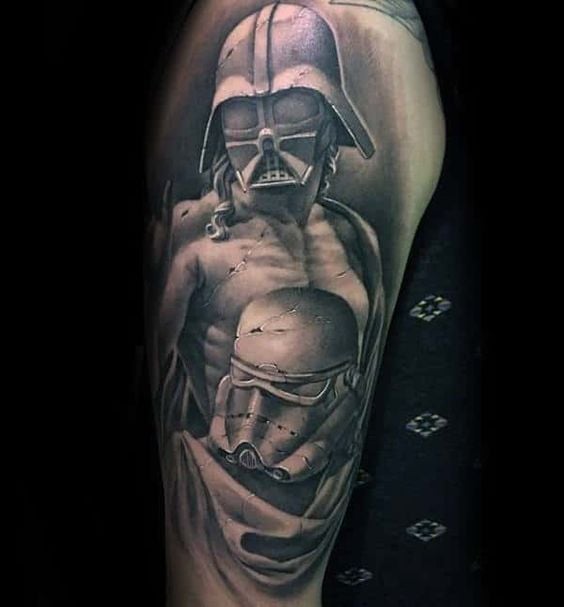 Black and Gray Ink Tattoo