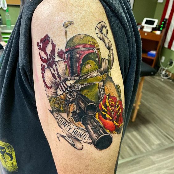 Boba Fett Star Wars Tattoo