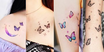 Butterfly Star Tattoos