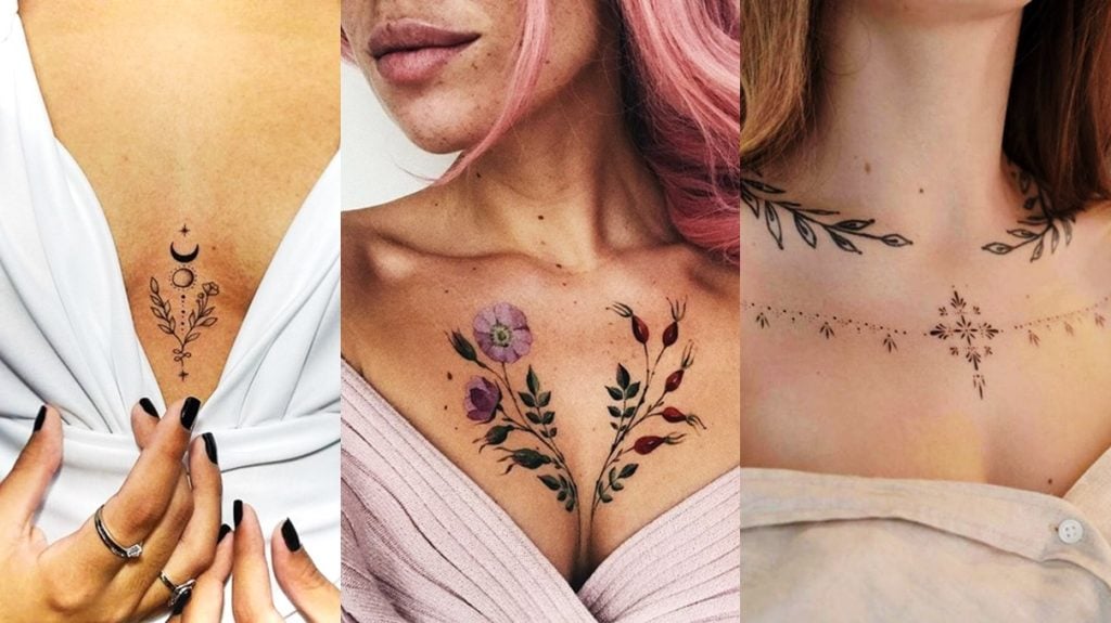 Chest Tattoo Designs for women