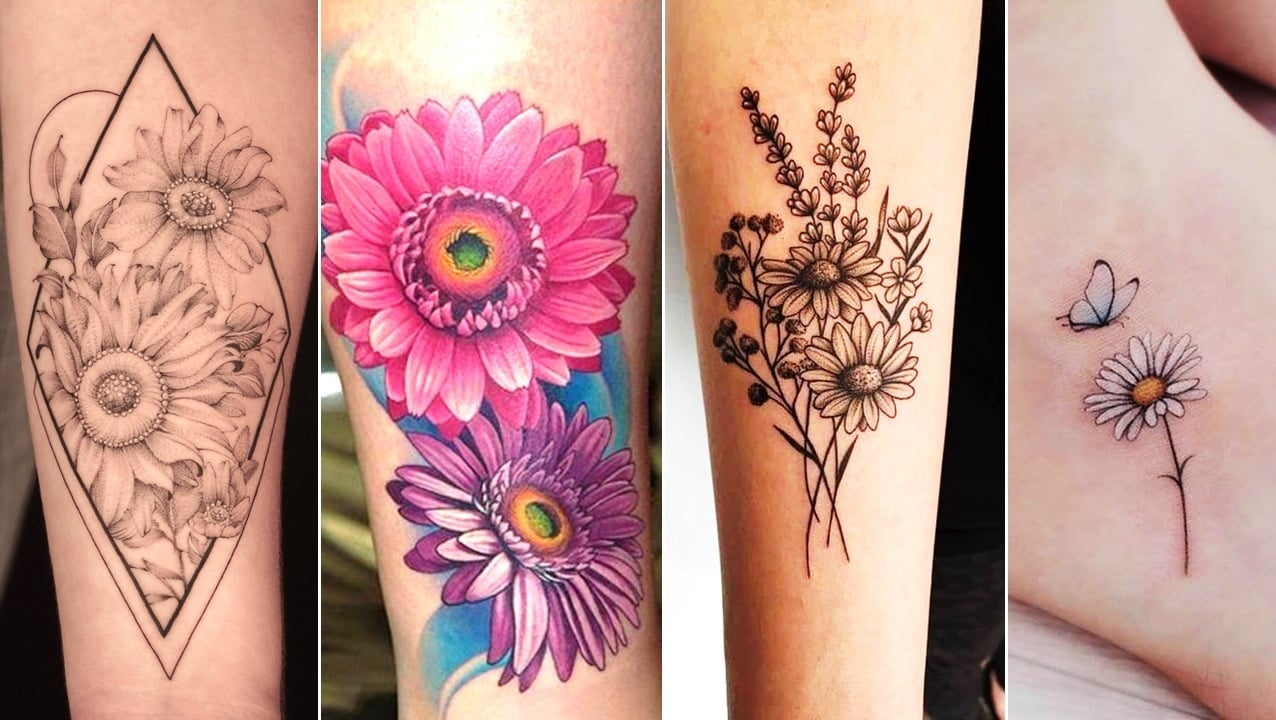 Daisy Finger Tattoo Designs - wide 4