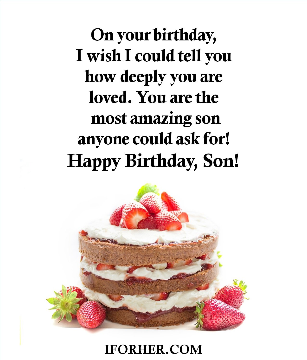 Happy Birthday Son From Mom - Wishes, Greetings, Quotes