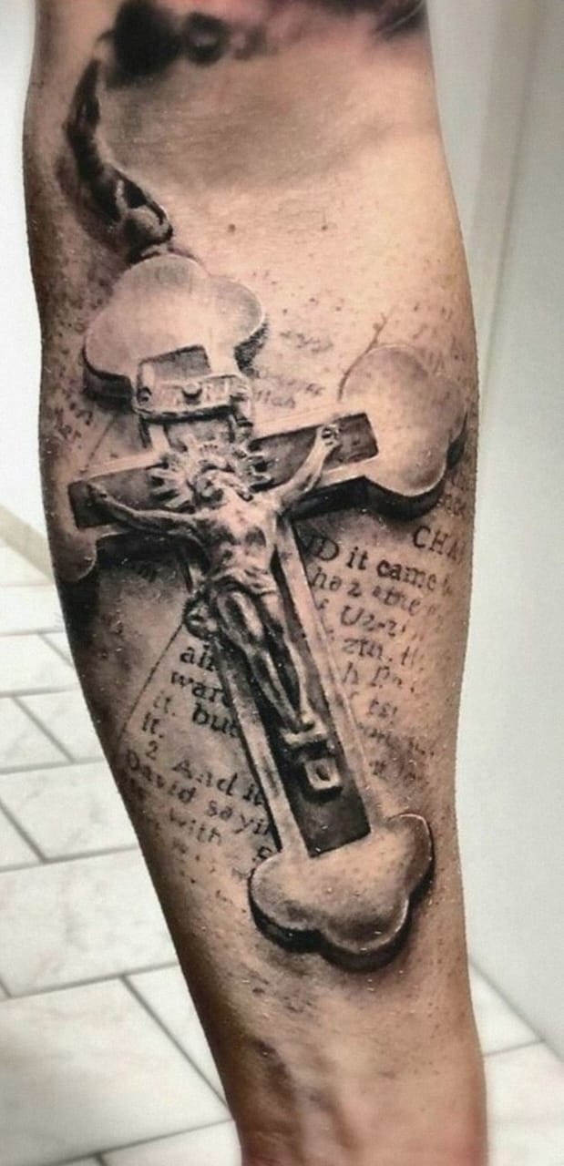 Key chain Jesus tattoo