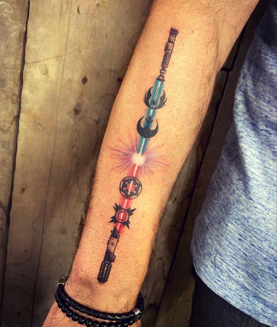 Lightsabers Tattoo