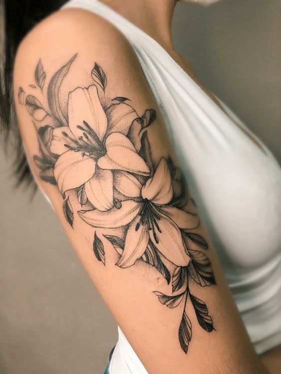 Lily Forearm Tattoo Bronctattooaus