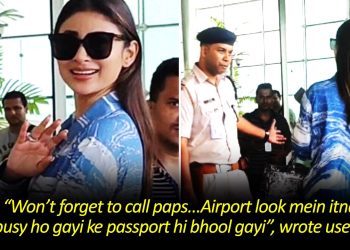 Mouni Roy Airport Missing Passport