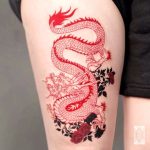 Top 40 Red Dragon Tattoos With Meaning (2024)