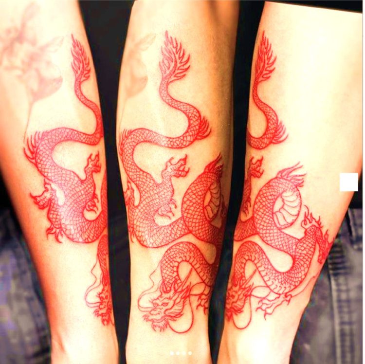 Top 40 Red Dragon Tattoos With Meaning (2024)