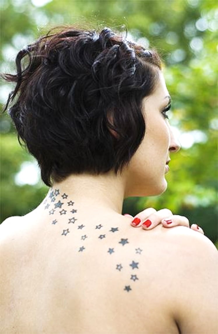 Rihanna Shooting Star Tattoo