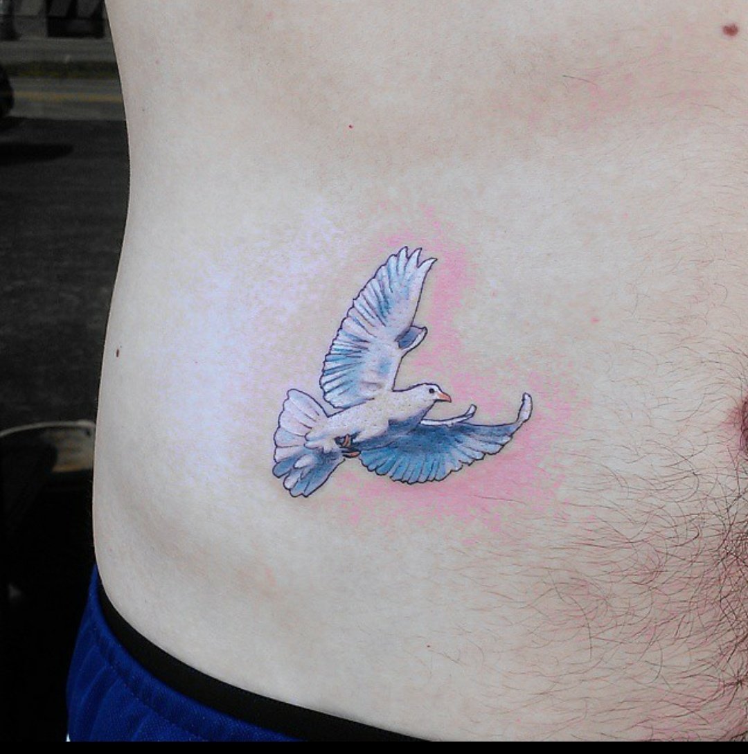 White dove tattoo-45