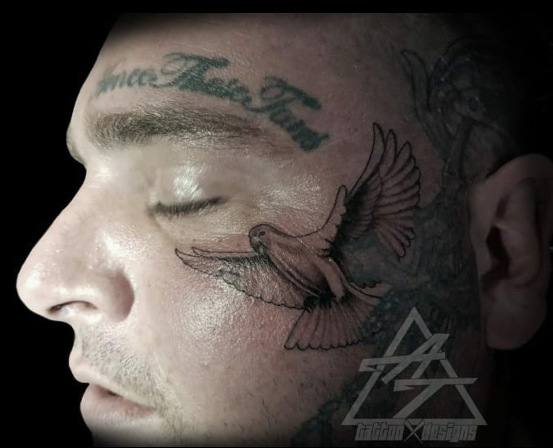 Face dove tattoo-46