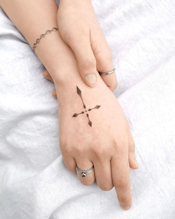 Simple Cross Tattoo