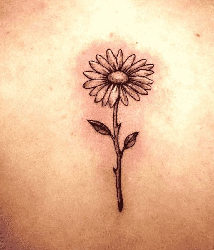 25 Gerbera Daisy Flower Tattoo Design Ideas For Females  EntertainmentMesh