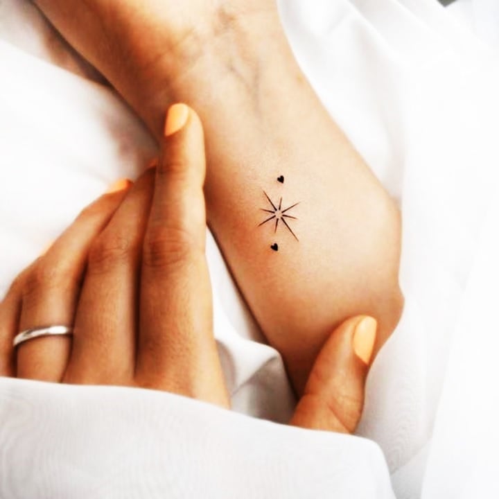 Starbust tattoo - Star Tattoos