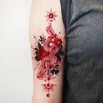 Top 40 Red Dragon Tattoos With Meaning (2024)