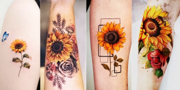 Sunflower Tattoo designs