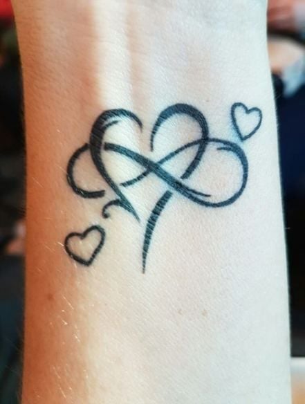 Heart and Infinity Tattoo