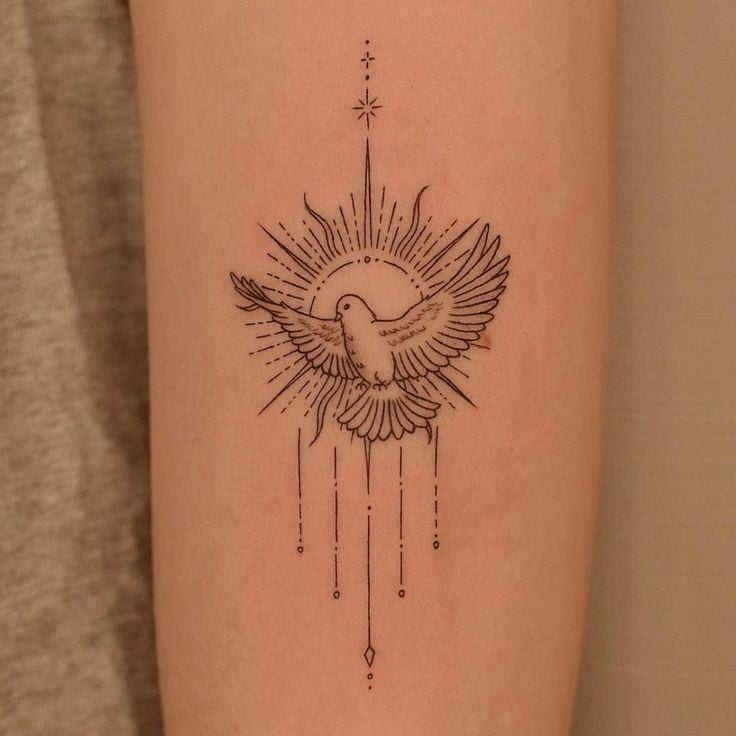Unique dove Tattoo -06