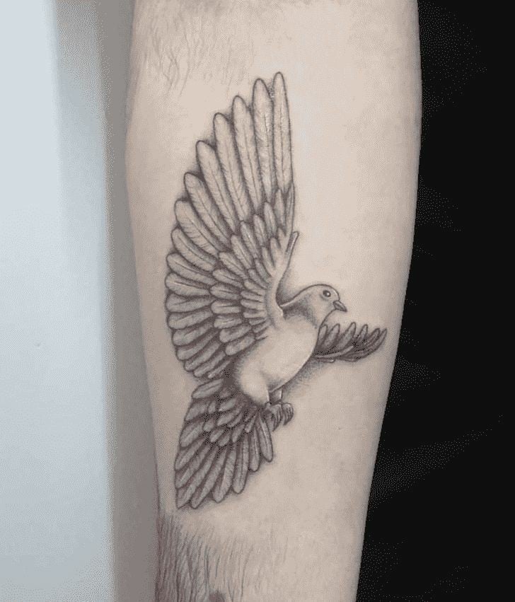 Flying dove Tattoo -14