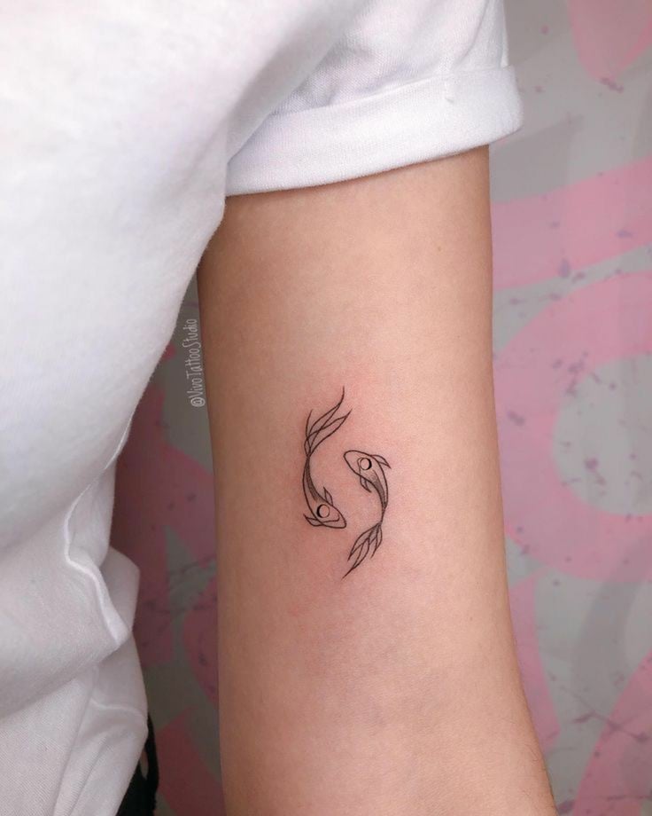 Small koi fish tattoo-02