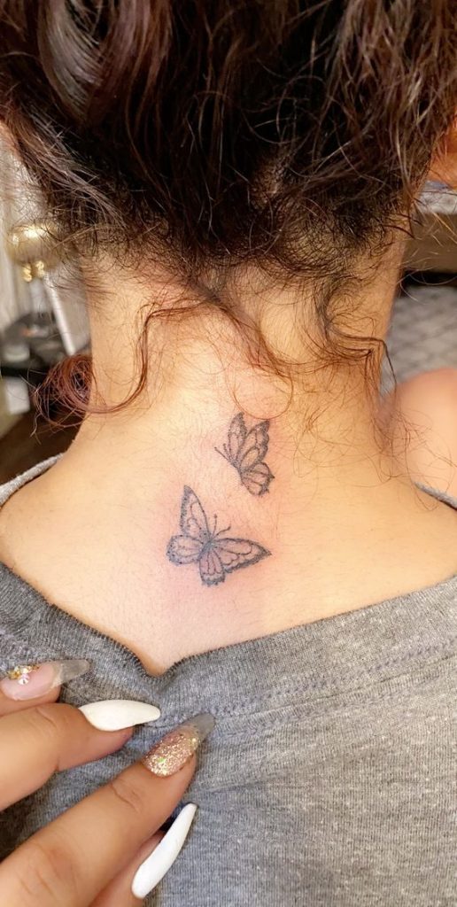 40 Cool Neck Butterfly Tattoos for Women to Rule 2024