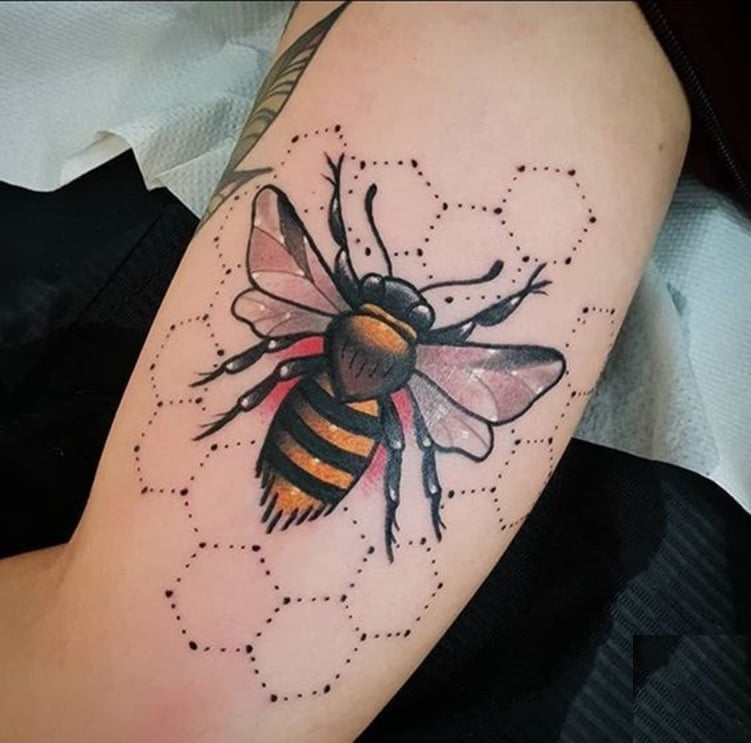 Bee Tattoo Designs