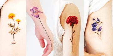 Birthday Flower Tattoos