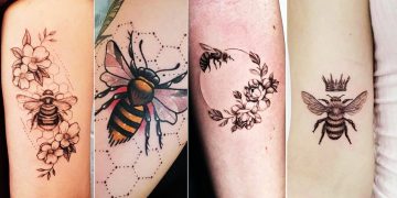 Bumble Bee Tattoos Designs