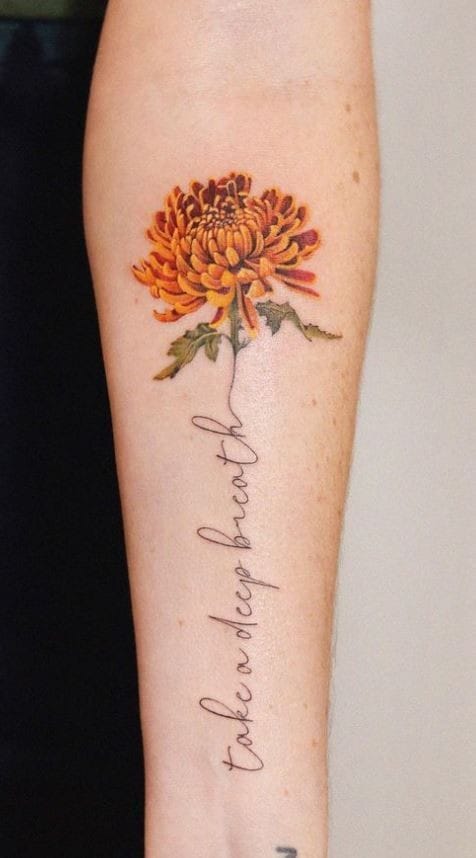 Chrysanthemum Tattoo
