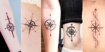 Compass Tattoos Designs