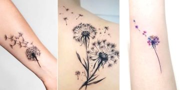 Dandelion Tattoos Ideas + Meaning