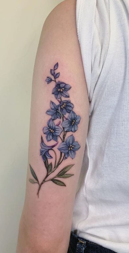 Delphinium Tattoo