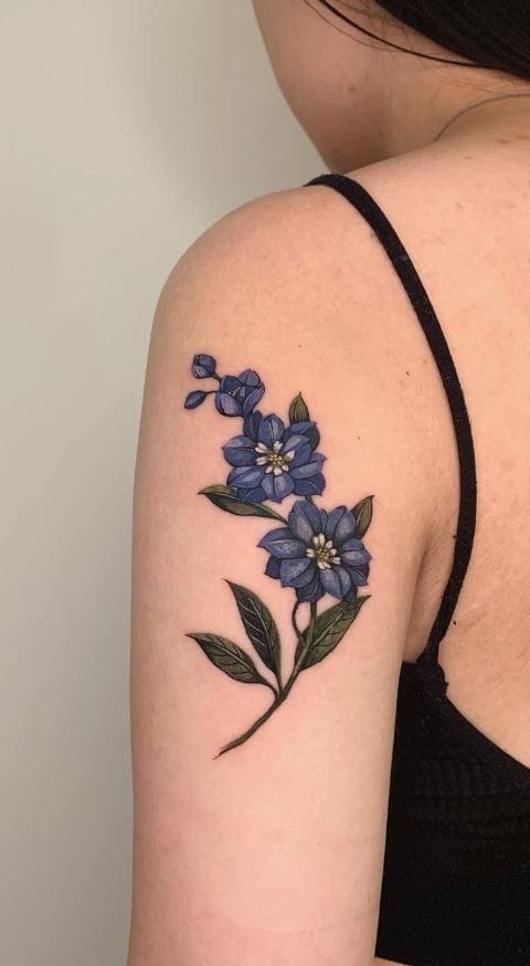 Delphinium Tattoo