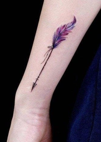 Feather Arrow Tattoo