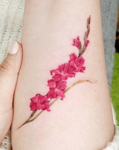 Gladiolus Tattoo