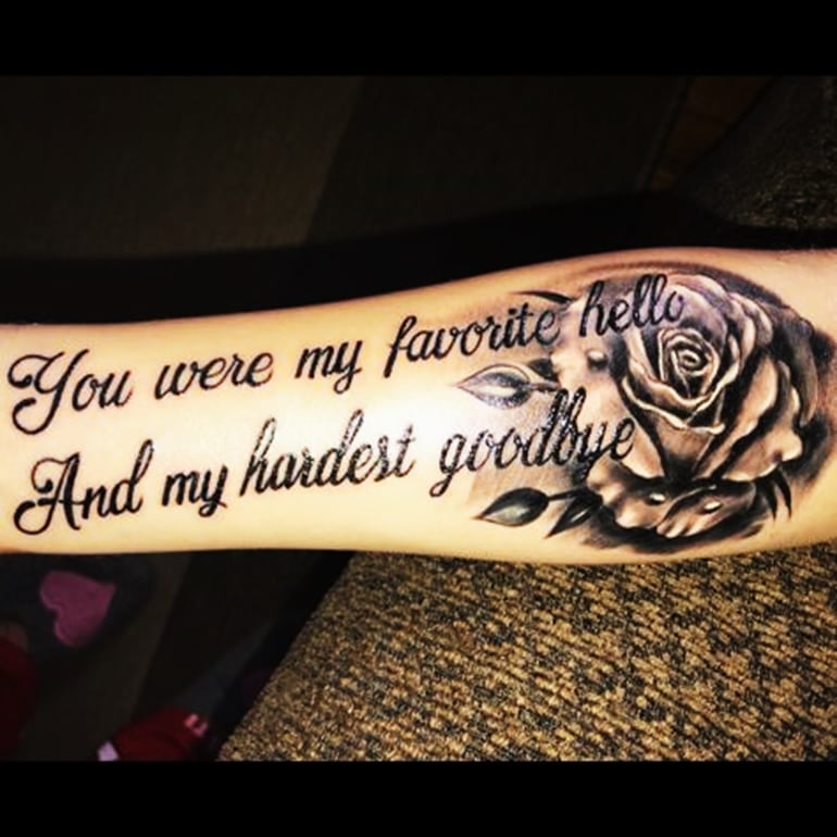 Husband Memorial Tattoo
