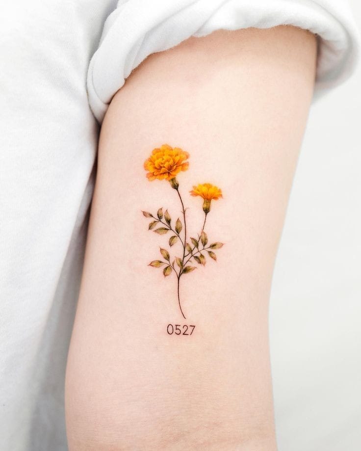 Marigold Tattoo