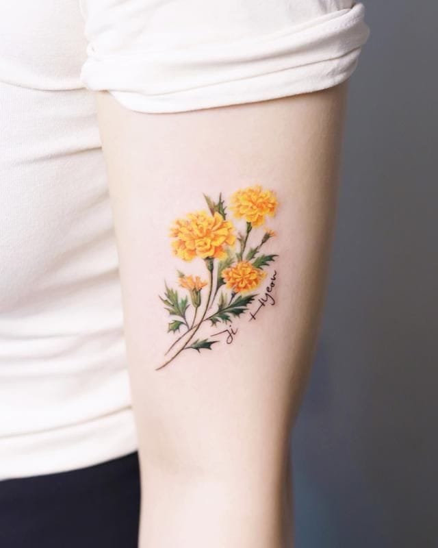 Marigold Tattoo