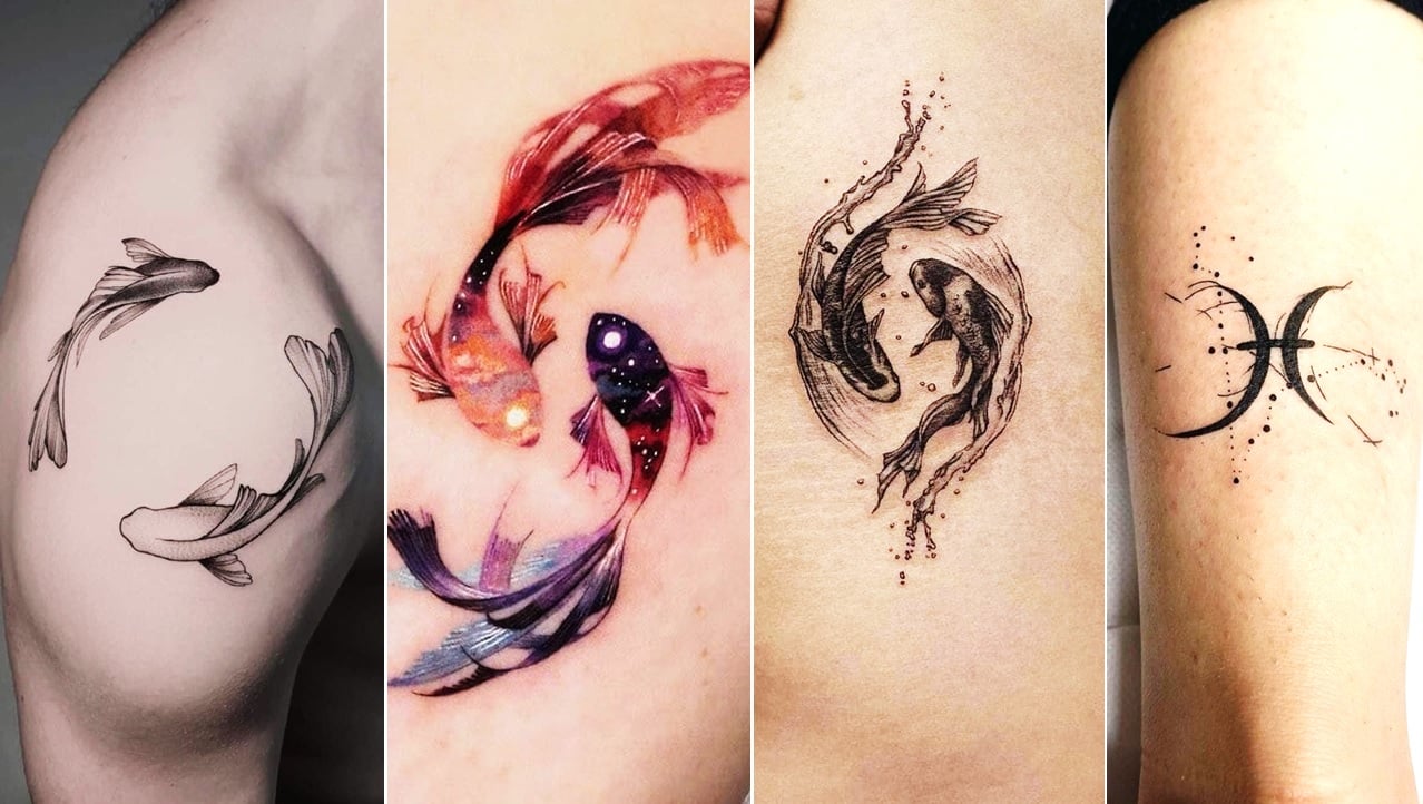 37 Awesome Open Pisces Tattoo Ideas To Try Right now  Psycho Tats