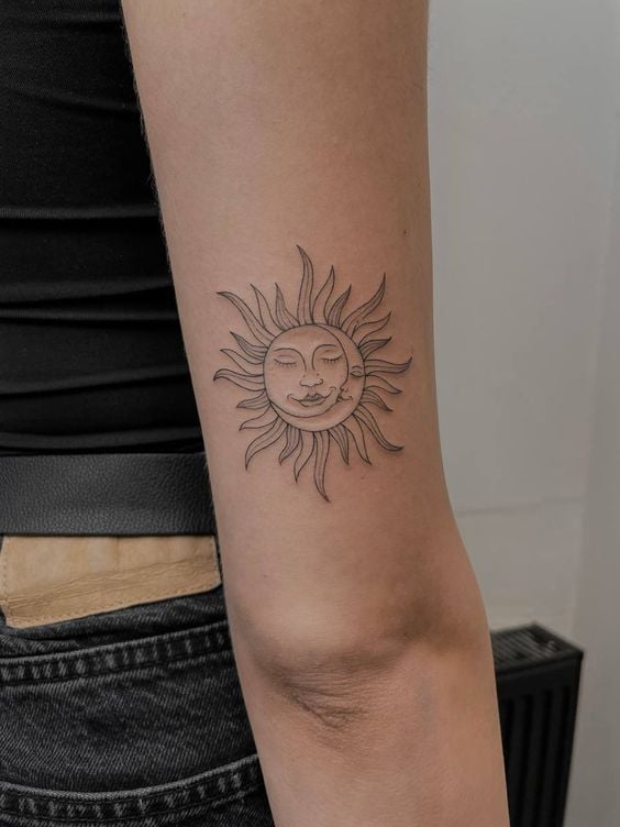 The Bohemian Sun Tattoo