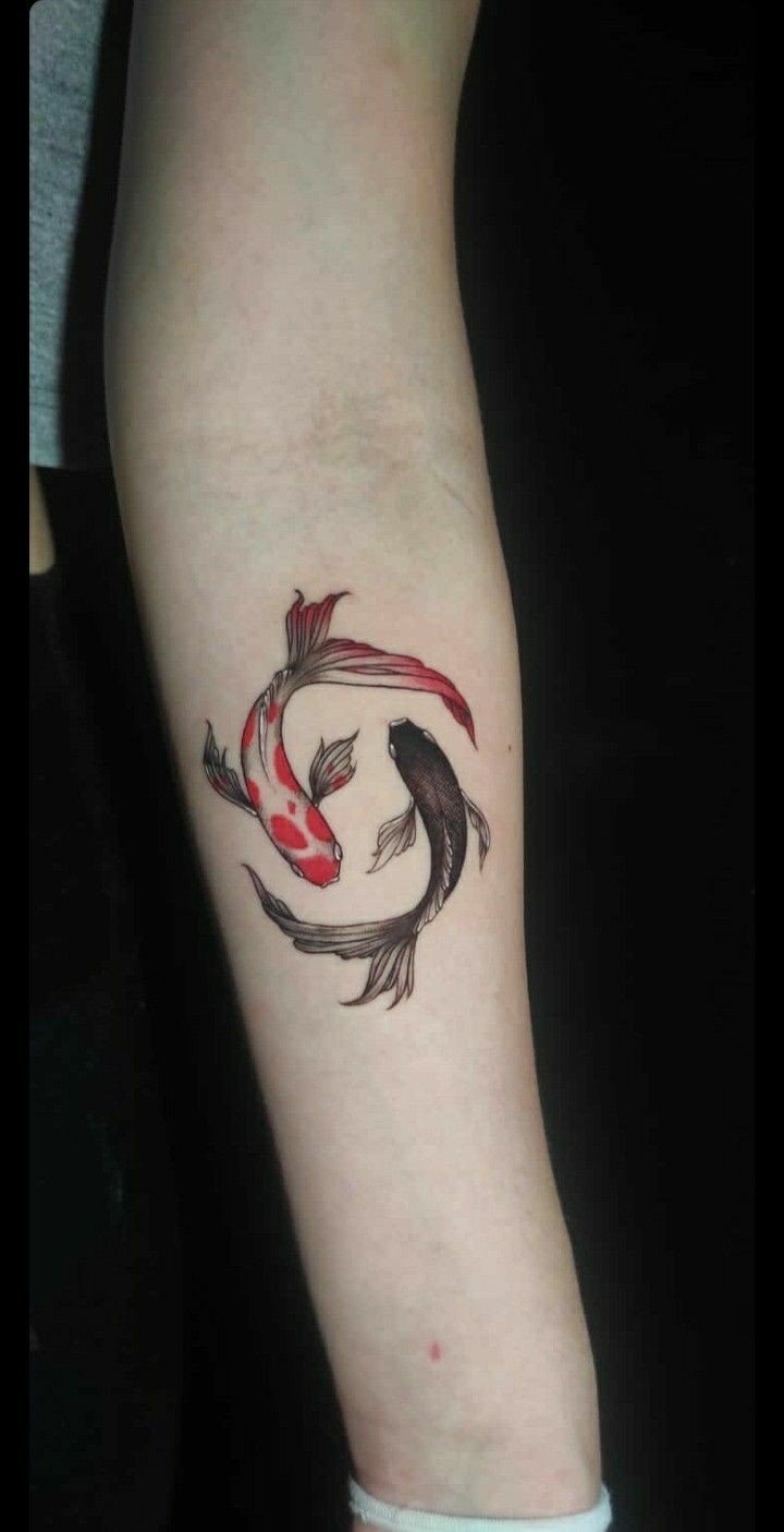 Tatuagem de peixe koi japonês-13