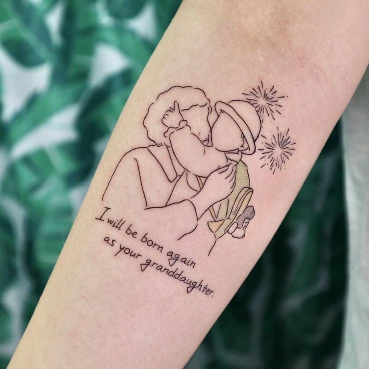Grandmother memorial tattoo-19