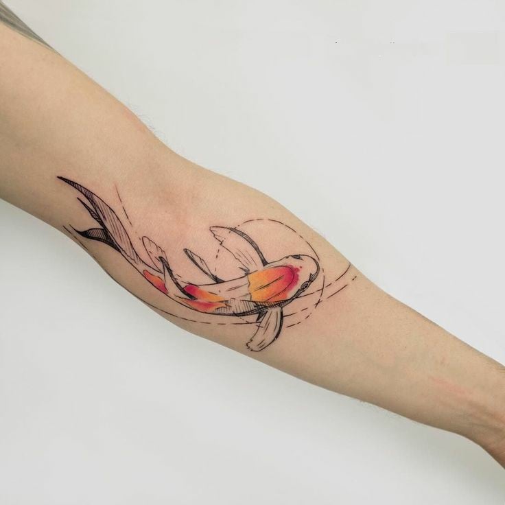 Cool koi fish tattoo -27